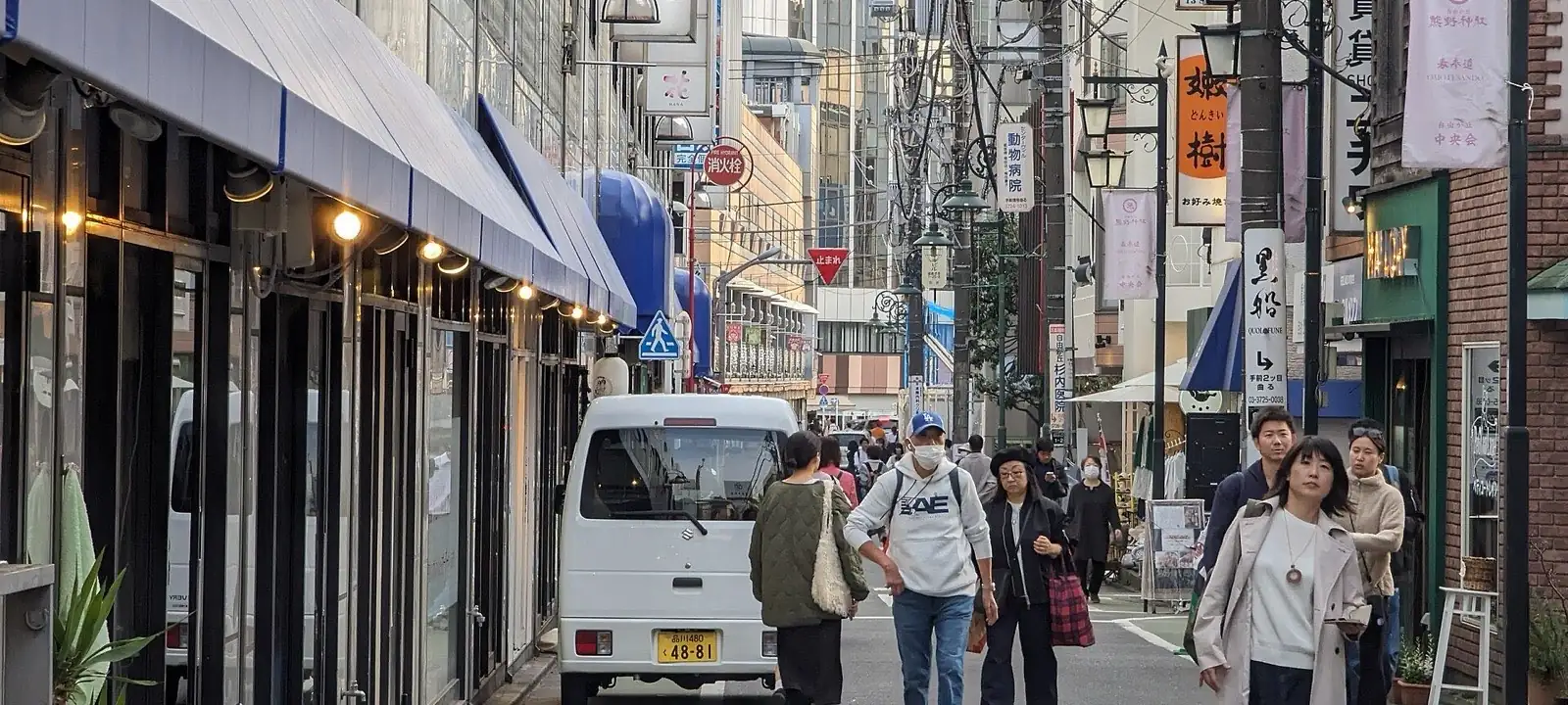 自由が丘の商店街